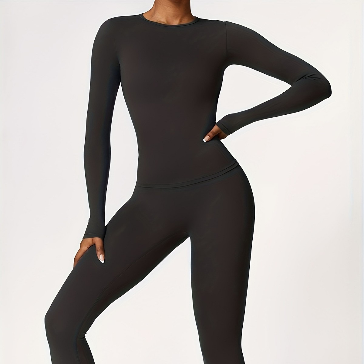 Winter Clothing Women'S - Combinaison de yoga moulante à manches