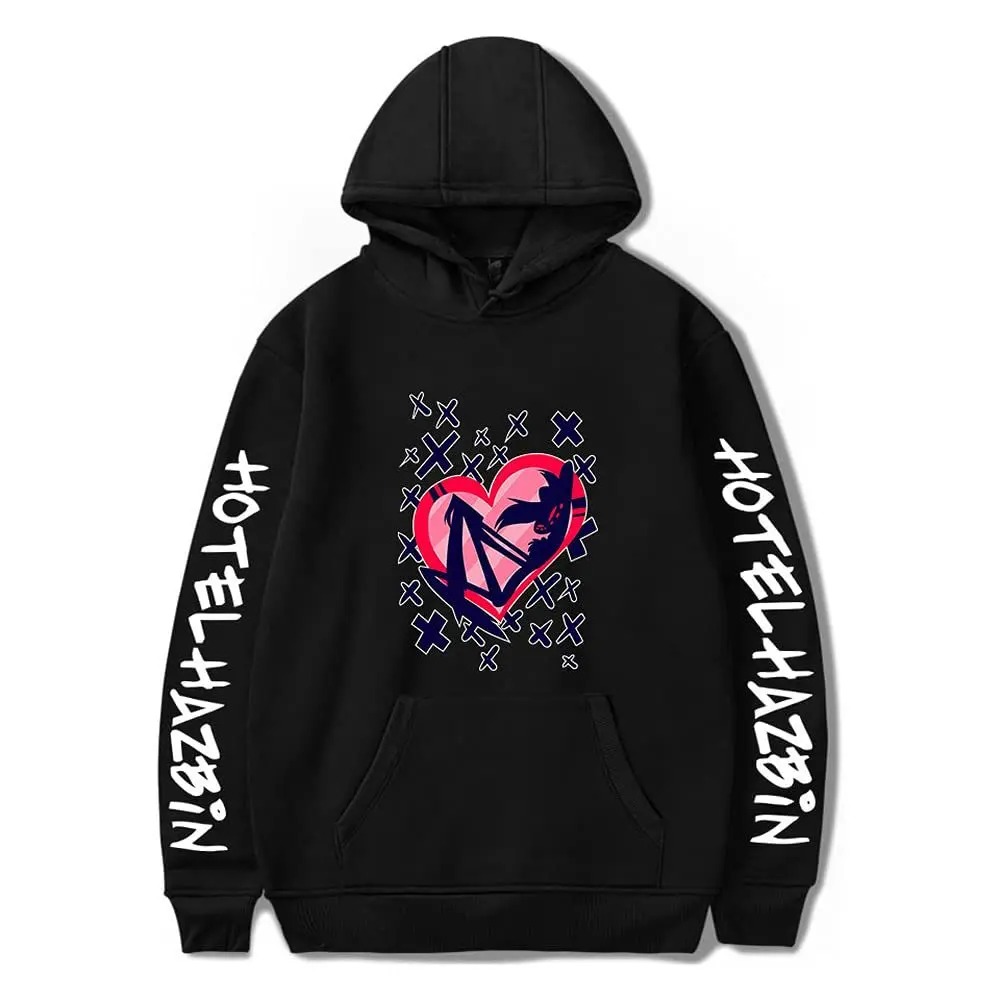 Winter Clothing Ideas - Hazbin Hotel surdimensionné unisexe Streetwear surdimensionné