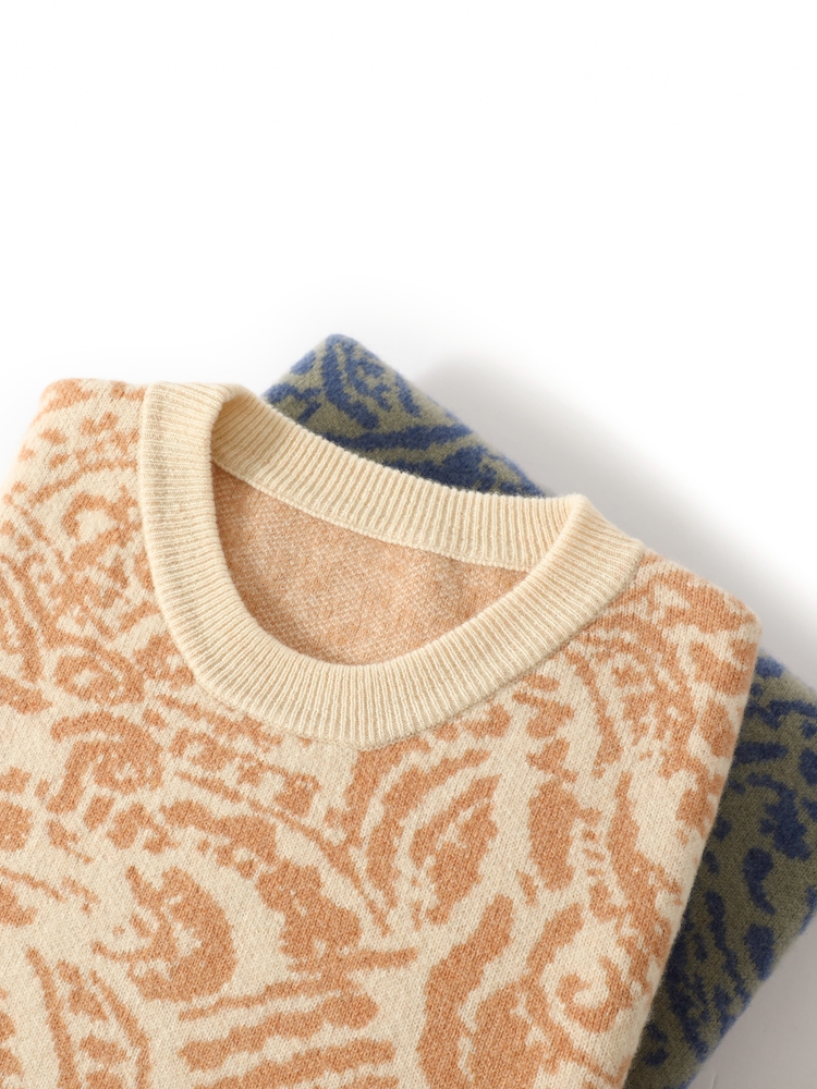 Winter Clothing Patterns - Pull imprimé 100% laine mérinos pour