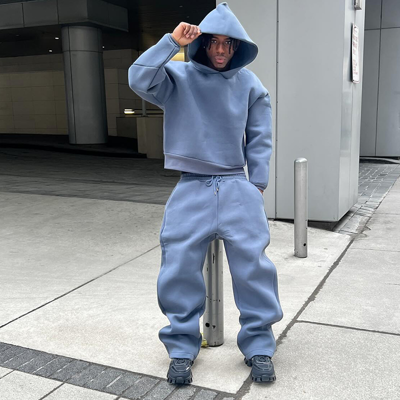 Winter Clothing Website - Ensemble à capuche pour hommes, couleur