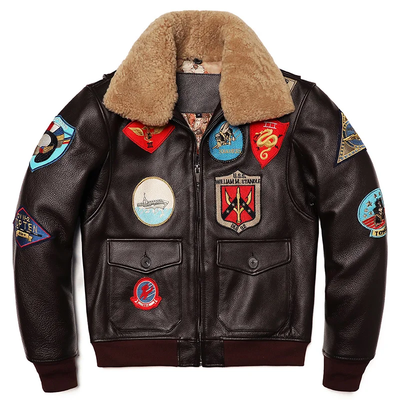 Winter Clothing Patterns - Veste de vol en cuir de