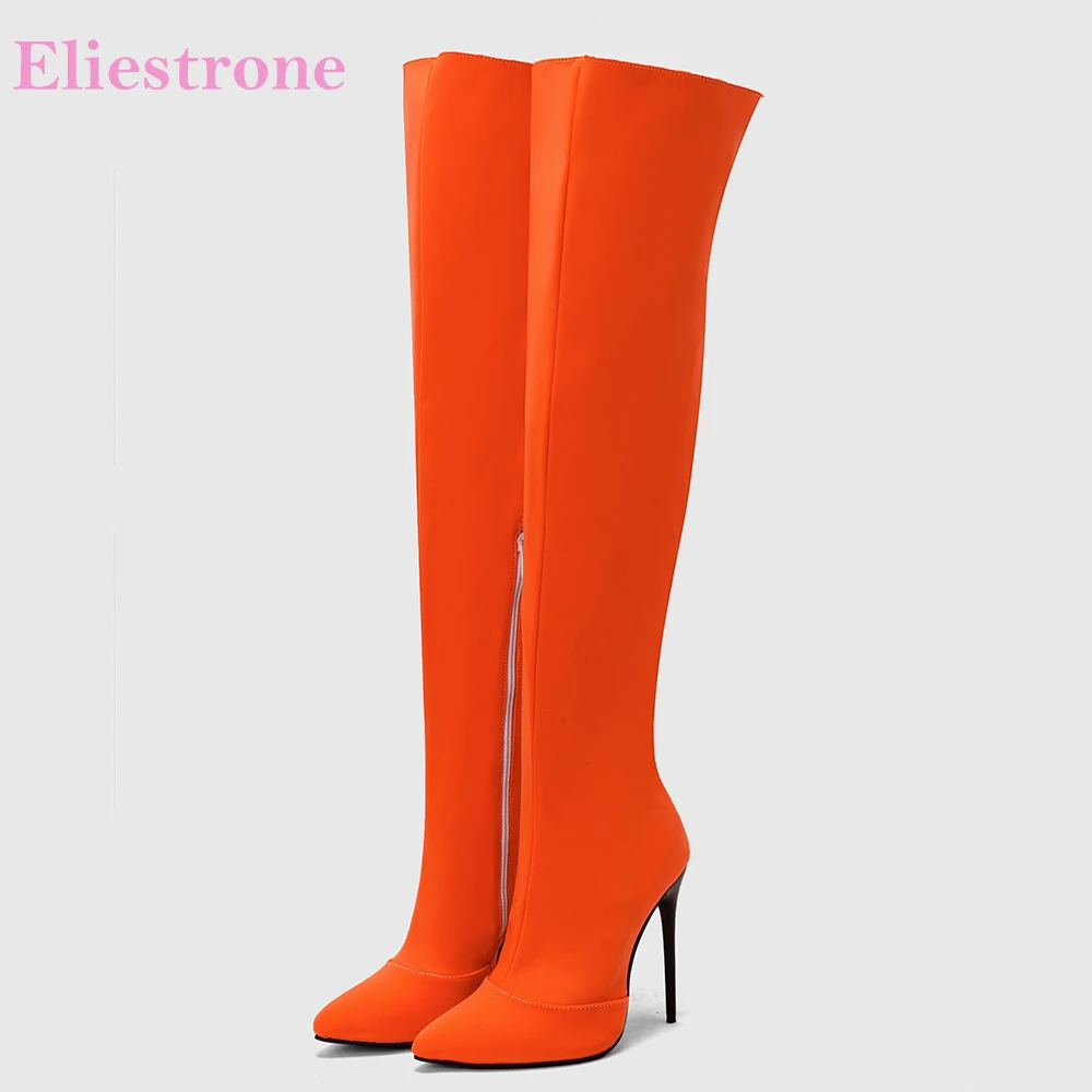Winter Clothing Women'S - Nouveau hiver Glamour Orange jaune femmes