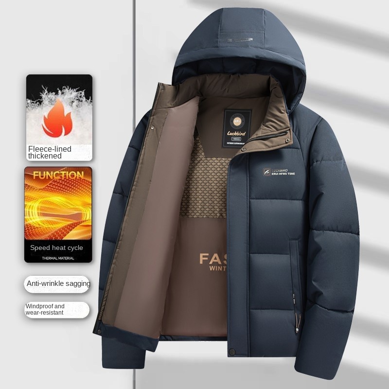 Winter Clothing Brands - Manteau en graphène épaissi pour hommes,