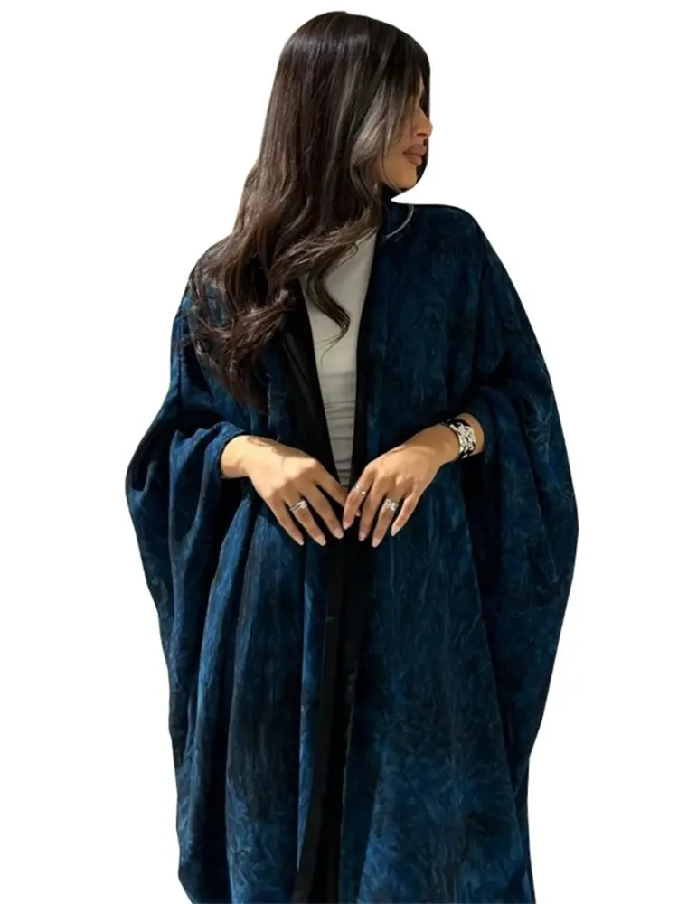 Winter Clothing Dubai - Abaya-Robe Longue à Manches Chauve-Souris pour