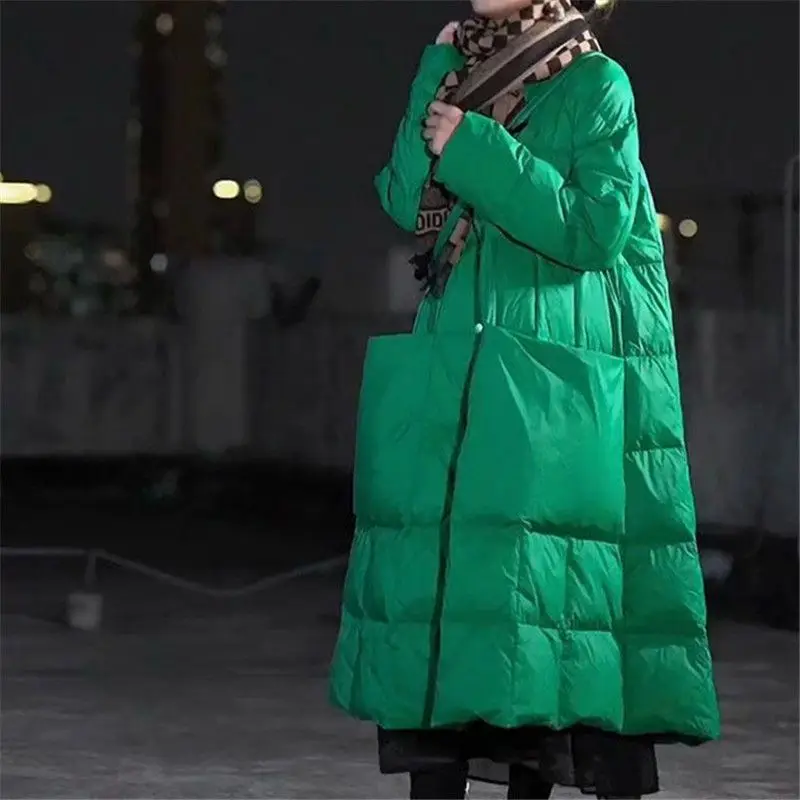 Winter Clothing Brands - Doudoune longue surdimensionnée pour femme, manches