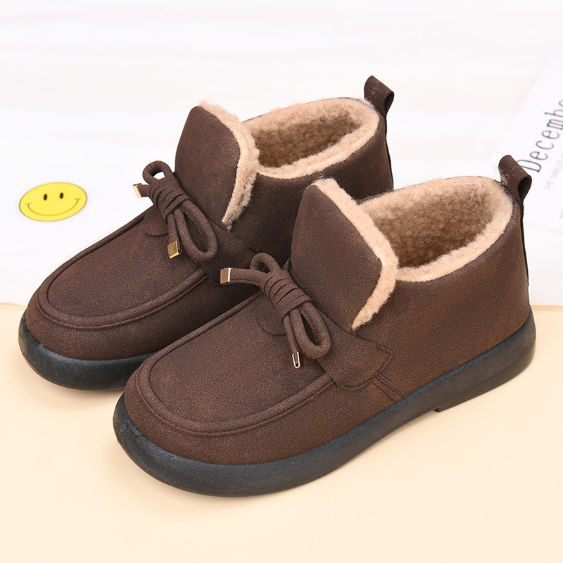 Snow Boot Fur Lined - Bottes de neige à nœud papillon