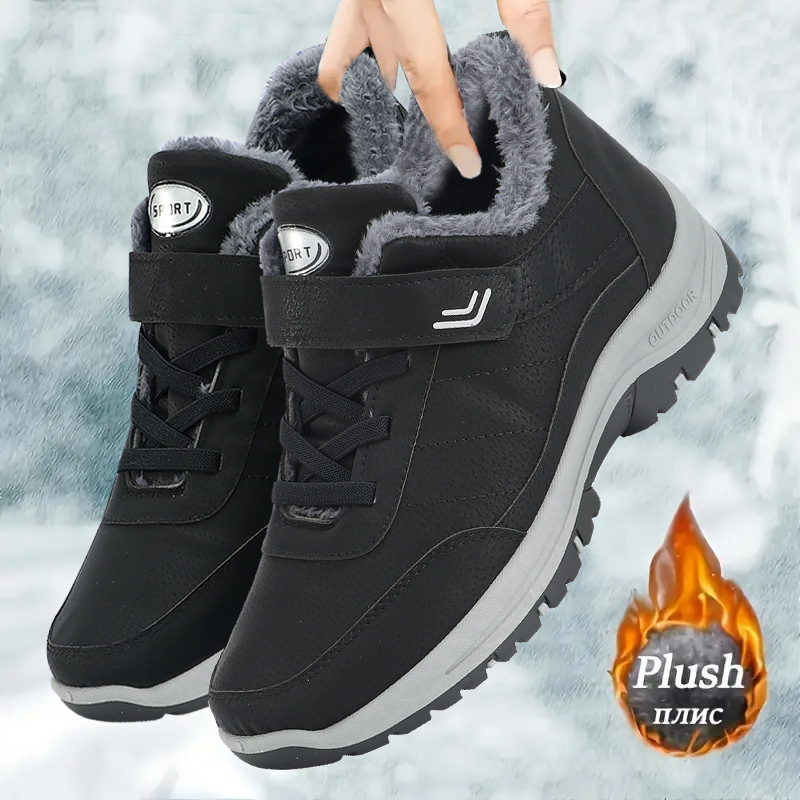 Snow Boot Fur Lined - Chaussures d'hiver décontractées pour hommes, taille