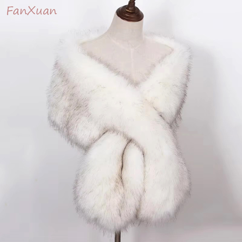 Winter Clothing Ladies - Fausse fourrure de renard pour femmes,