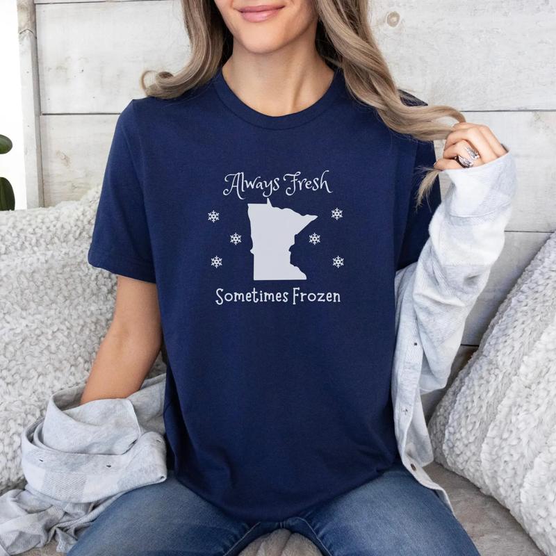 T-shirt drôle du Minnesota, id - Winter Clothing Ideas avis et prix