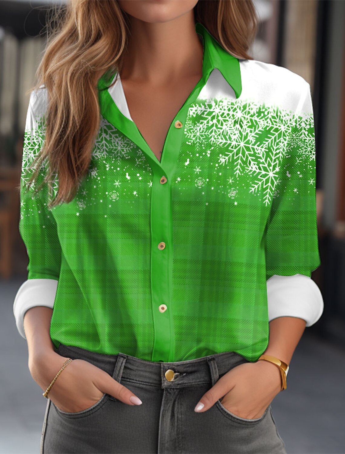 Chemisier boutonné à manches l - Winter Clothing Patterns avis et prix