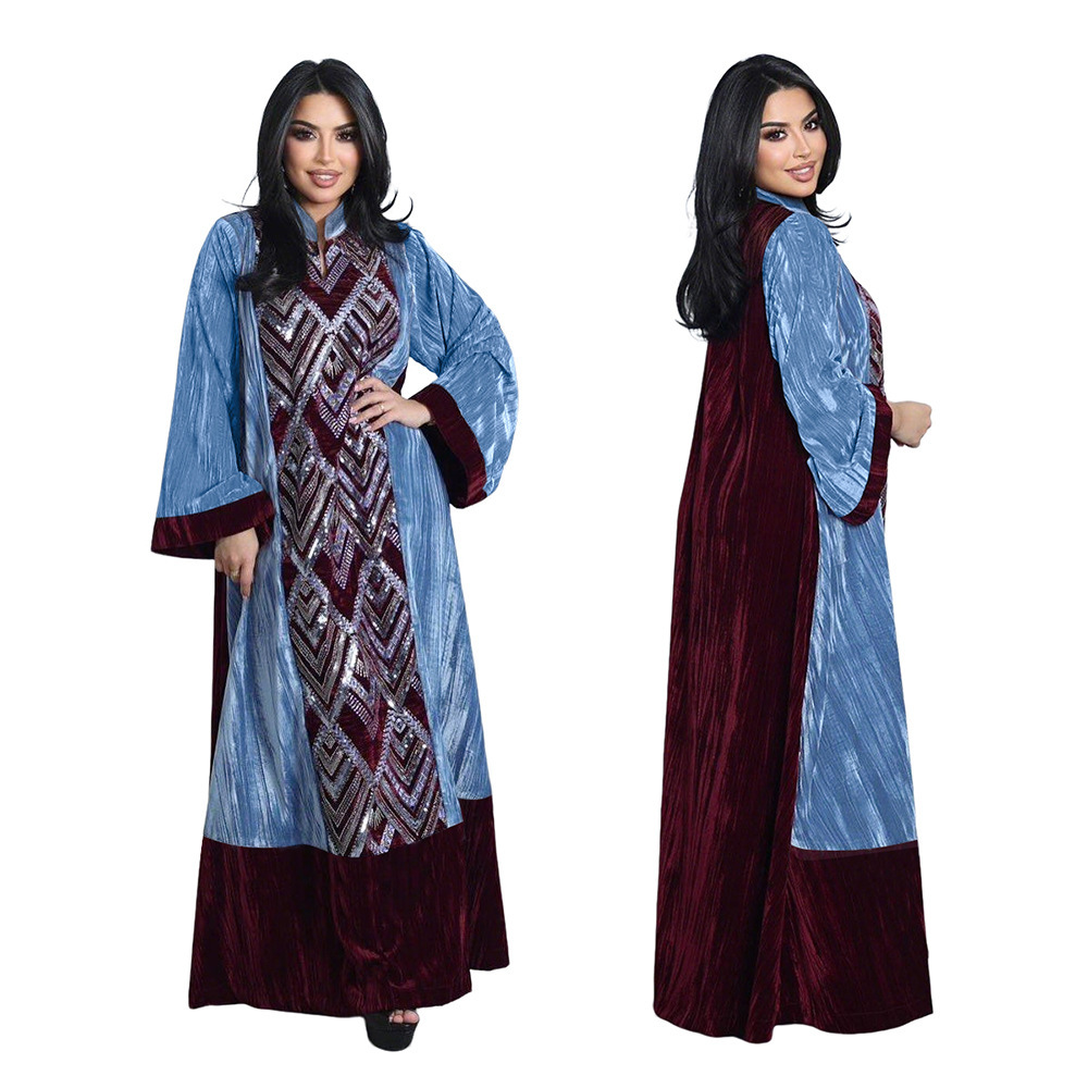 Xqy500461 Robe longue musulman - Winter Clothing Dubai avis et prix