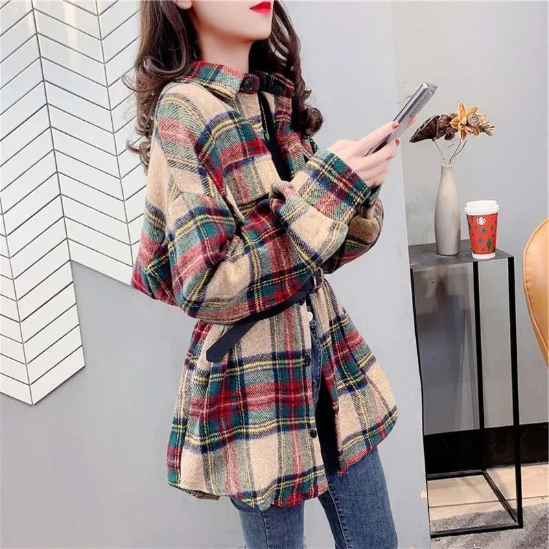 Veste de Luxe à Carreaux pour  - Winter Clothing Offer avis et prix