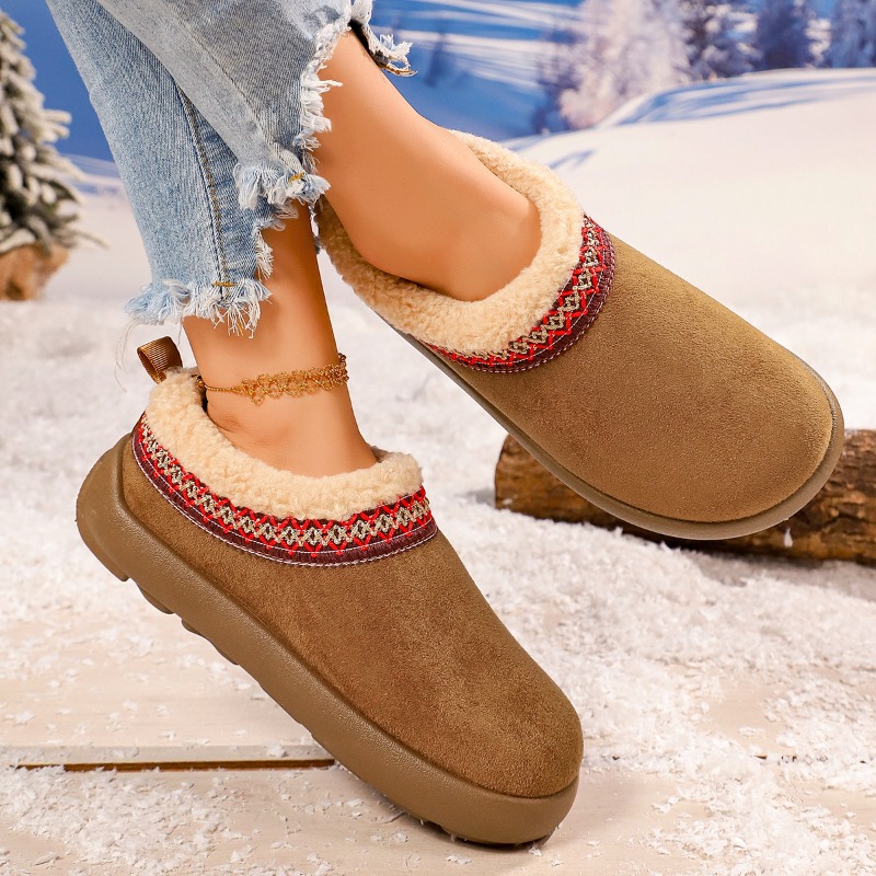 Nouvelles pantoufles en peluch - Snow Boot Fur Lined avis et prix
