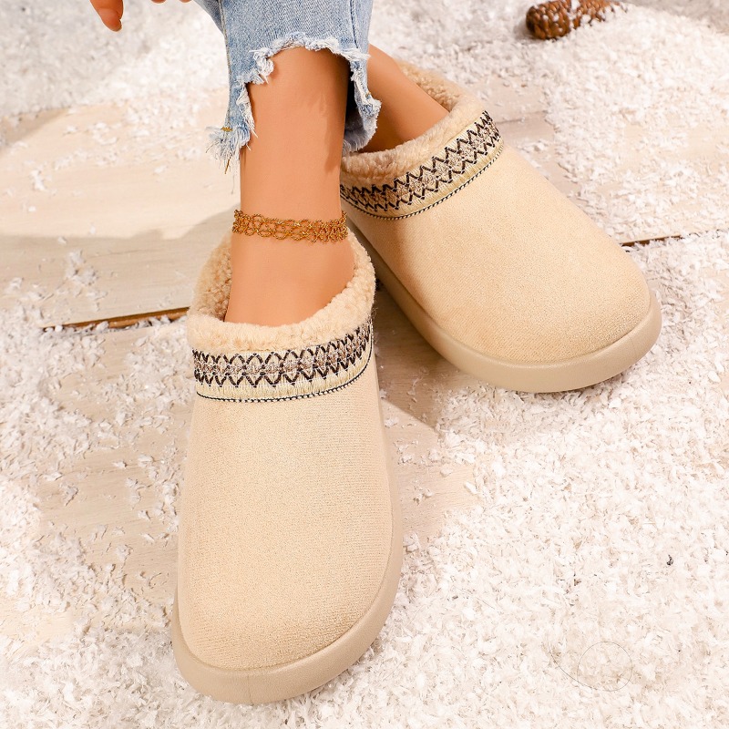 Nouvelles pantoufles en peluch - Snow Boot Fur Lined avis et prix