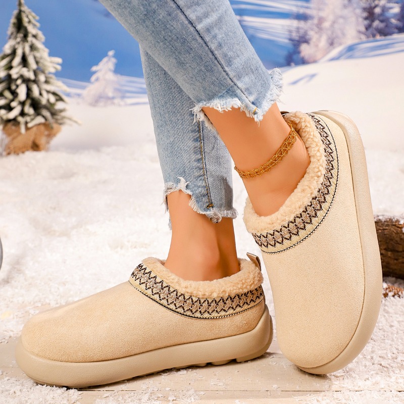 Nouvelles pantoufles en peluch - Snow Boot Fur Lined avis et prix