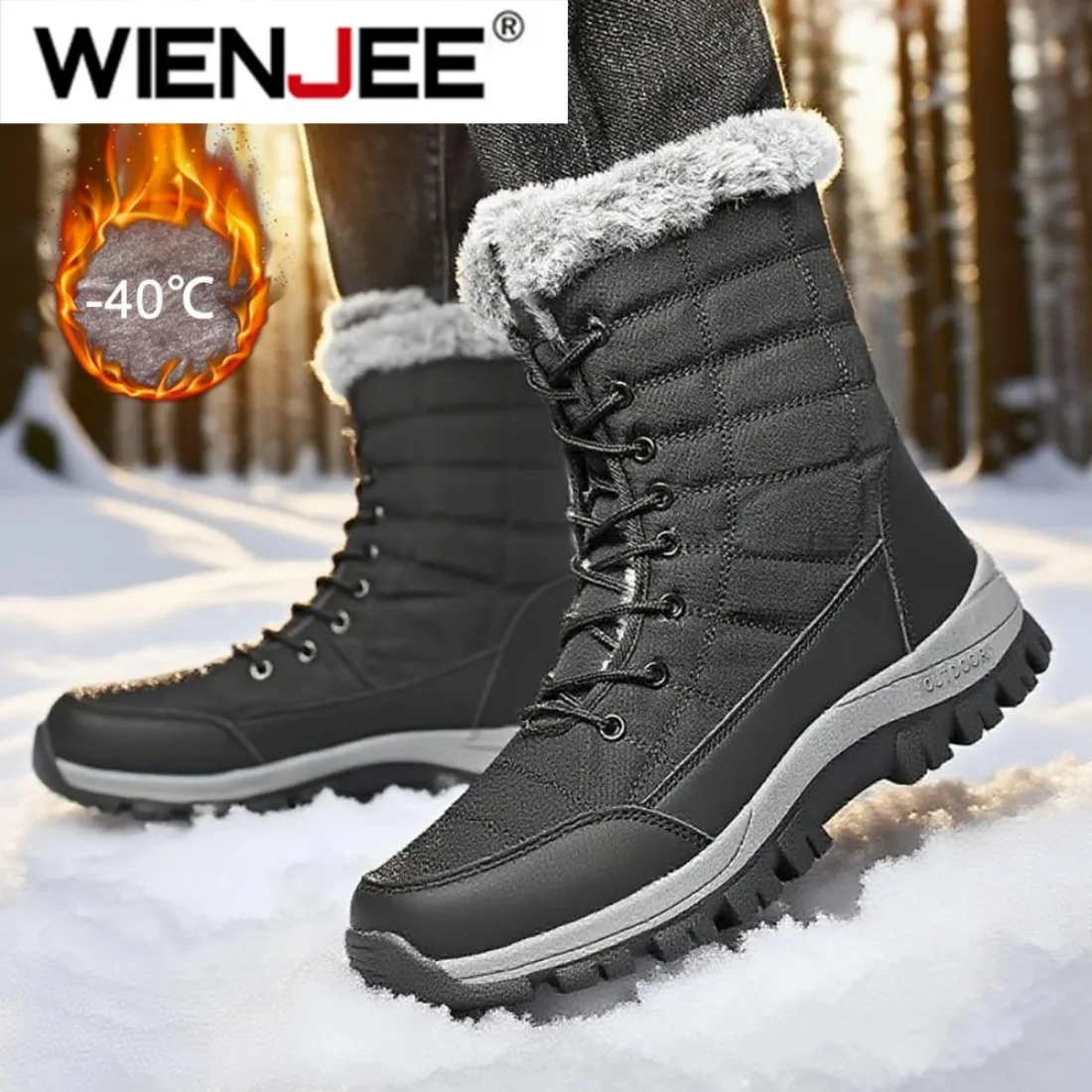 Bottes de neige d'hiver pour h - Snow Boot Fur Lined avis et prix