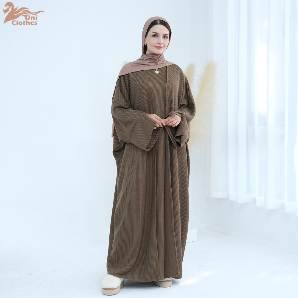 Abaya épais tricoté hiver auto - Winter Clothing Dubai avis et prix