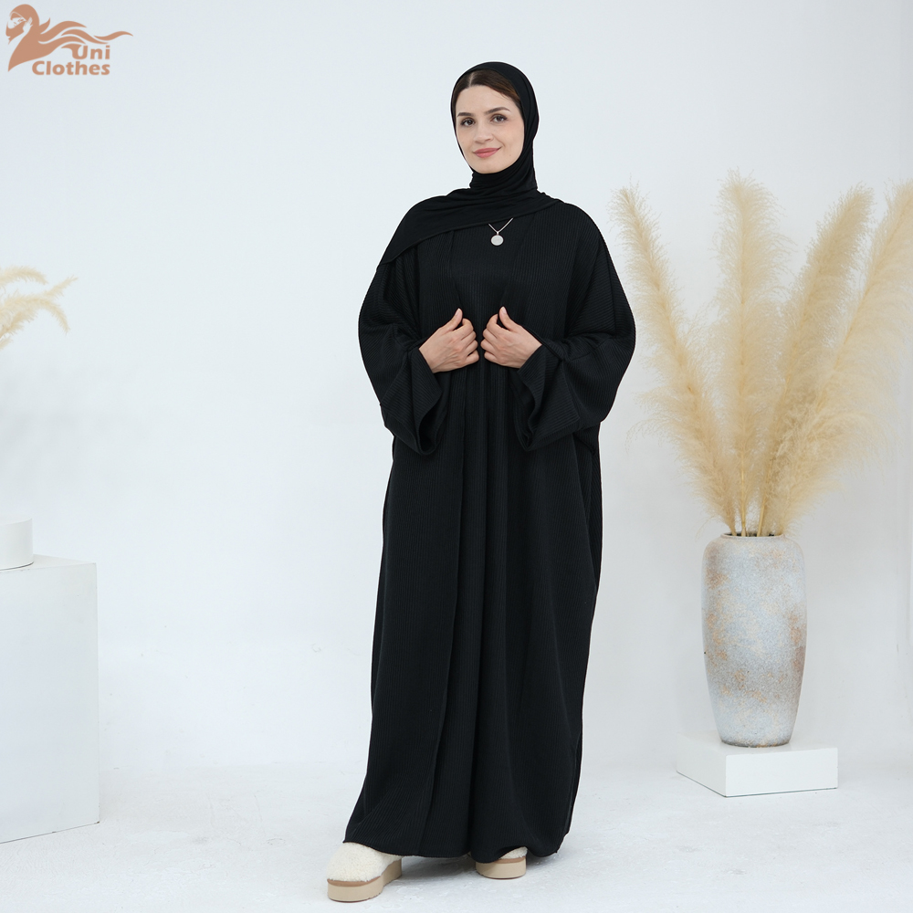 Abaya épais tricoté hiver auto - Winter Clothing Dubai avis et prix