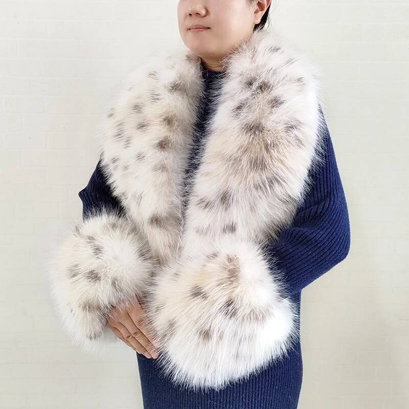 Grand foulard en fausse fourru - Winter Clothing Pk avis et prix
