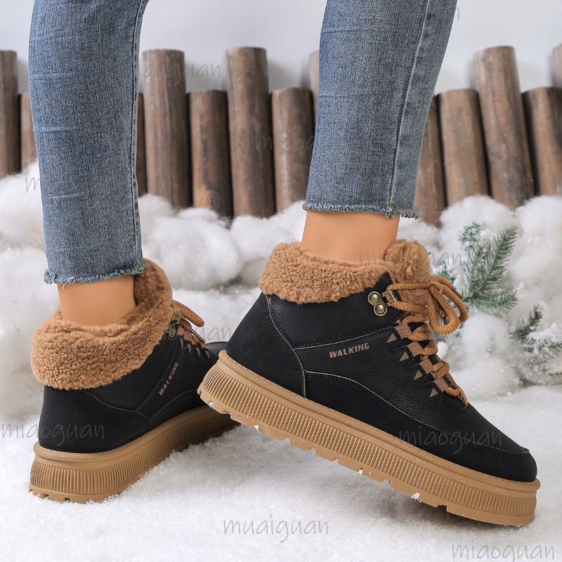 Grande taille 36-41 bottes de  - Snow Boot Fur Lined avis et prix