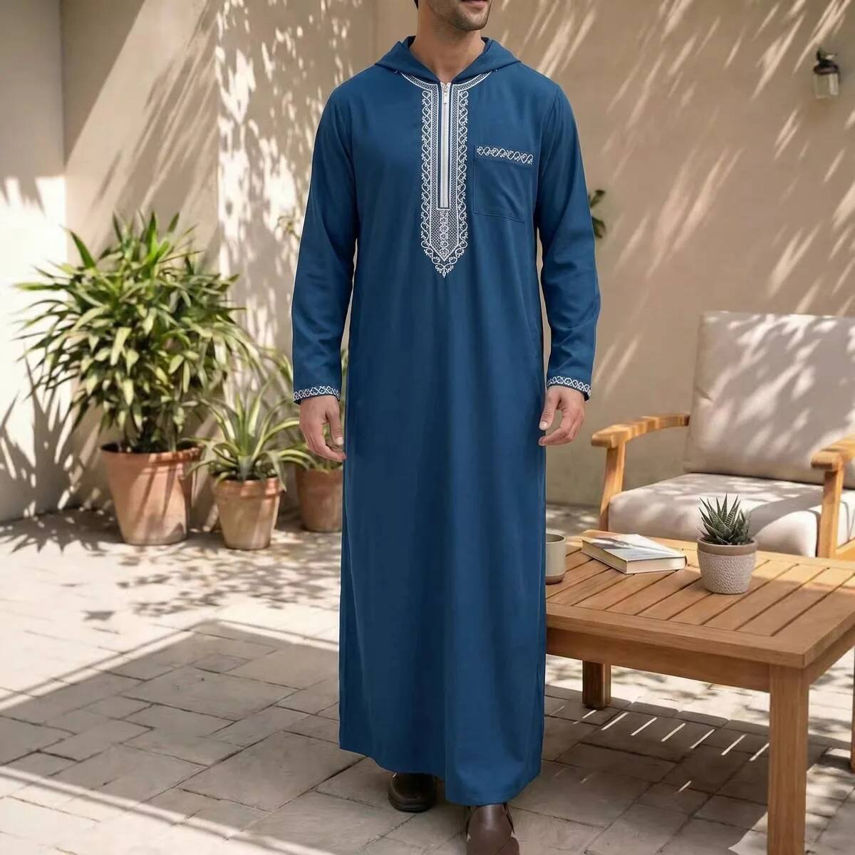 Robe longue décontractée brodé - Winter Clothing Dubai avis et prix