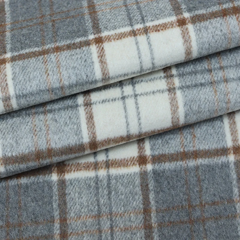 Tissu en laine à carreaux vint - Winter Clothing Women'S avis et prix