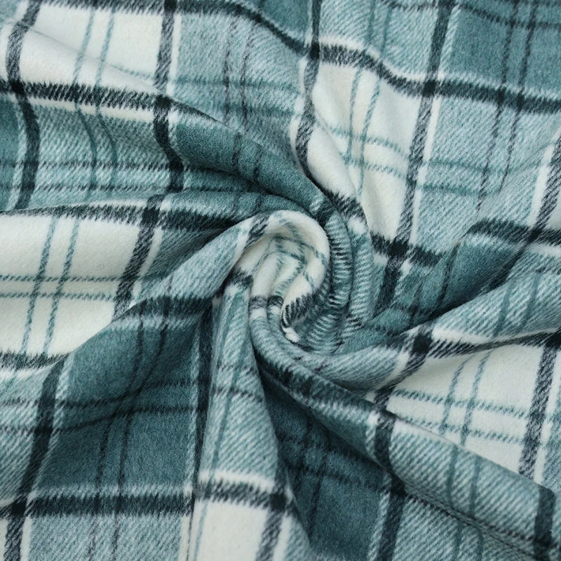 Tissu en laine à carreaux vint - Winter Clothing Women'S avis et prix