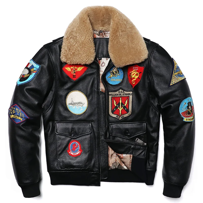 Veste de vol en cuir de vachet - Winter Clothing Patterns avis et prix