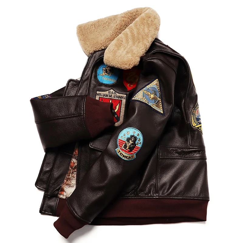 Veste de vol en cuir de vachet - Winter Clothing Patterns avis et prix