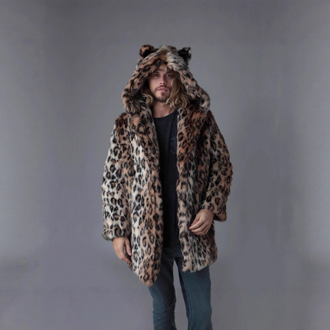 Hommes fausse fourrure veste h - Winter Clothing Pk avis et prix