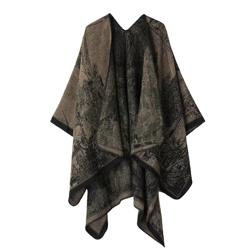 Châle tricoté imprimé pour fem - Winter Clothing Ideas avis et prix
