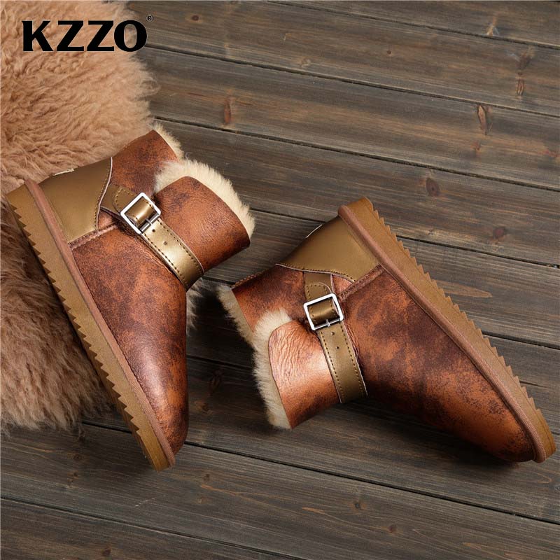 KZZO 2025 nouveaux hommes déco - Snow Boot Fur Lined avis et prix
