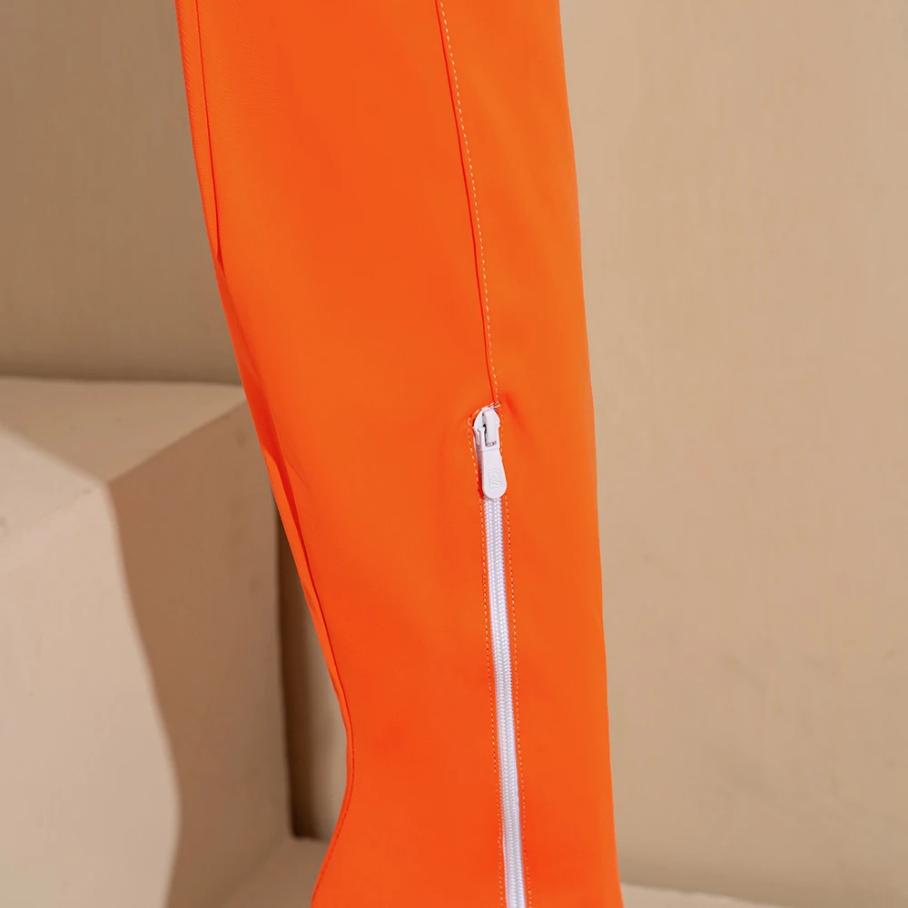 Nouveau hiver Glamour Orange j - Winter Clothing Women'S avis et prix
