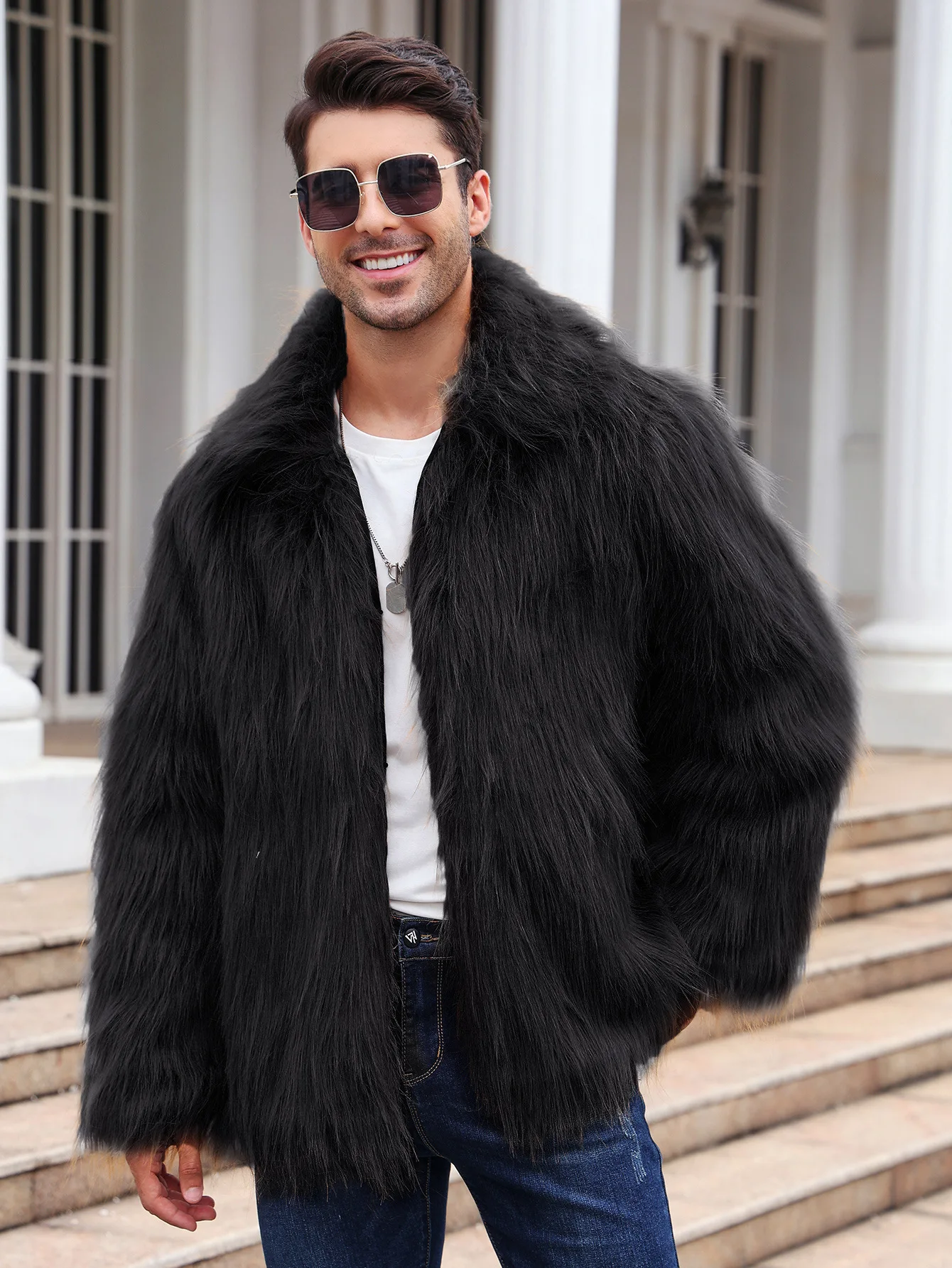 Hommes fausse fourrure de rena - Winter Clothing Pk avis et prix