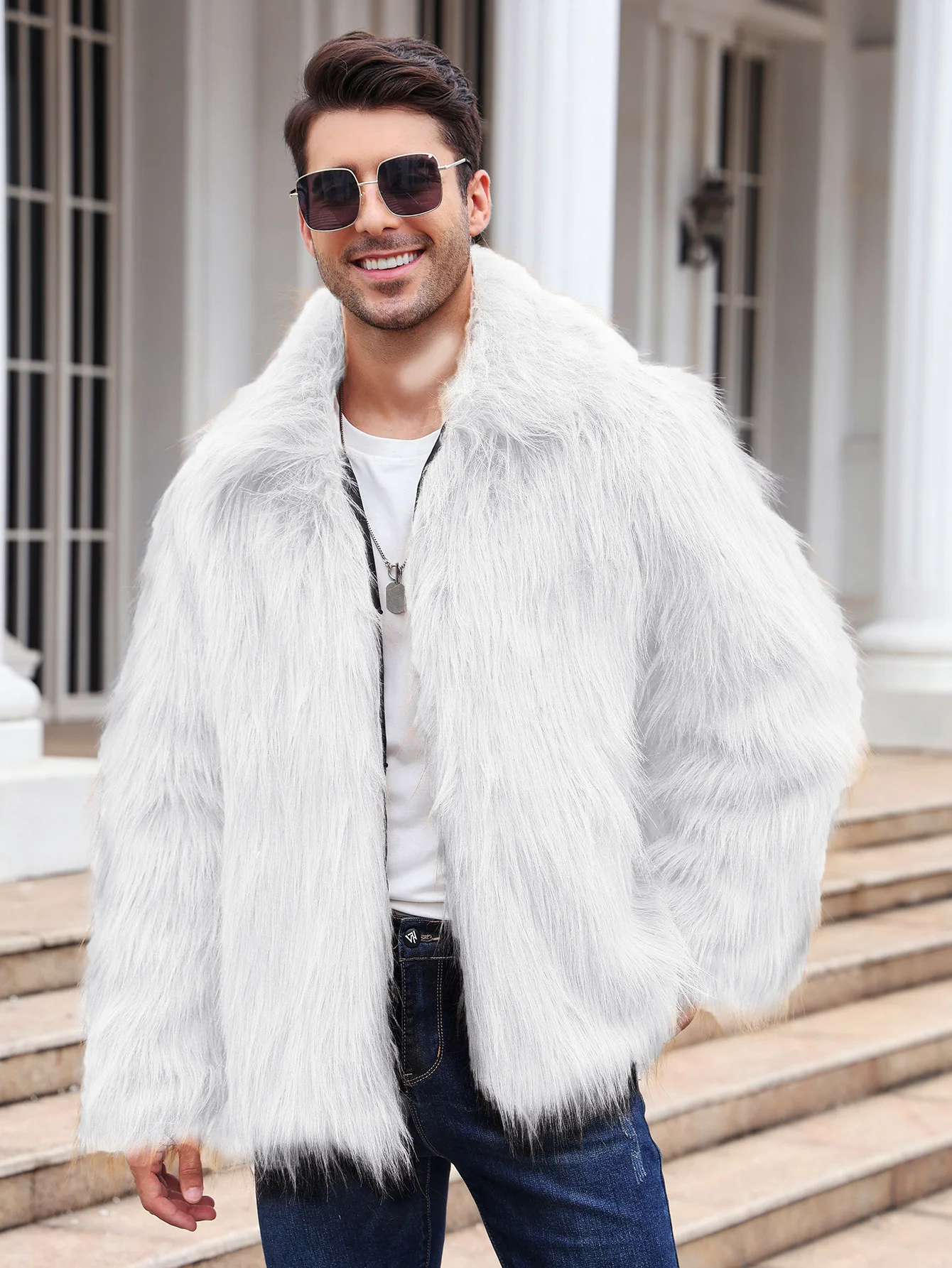 Hommes fausse fourrure de rena - Winter Clothing Pk avis et prix