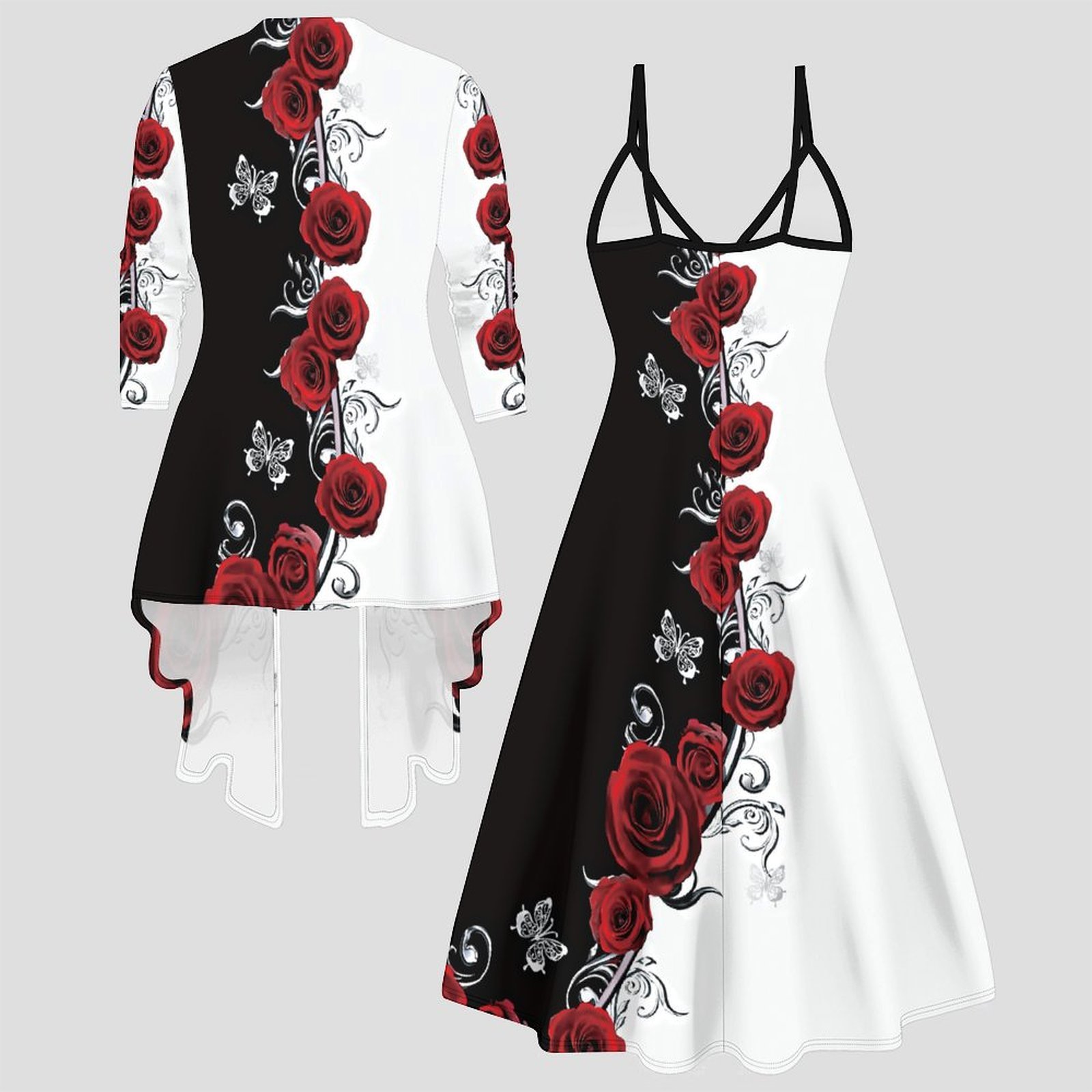 Ensemble deux pièces imprimé p - Winter Clothing Ladies avis et prix